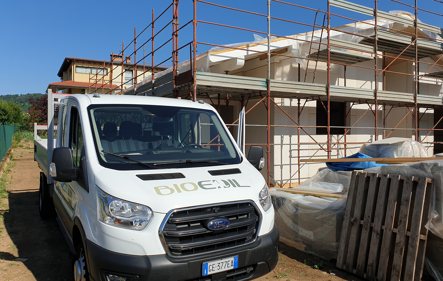 BioEdil SRL | Dettaglio costruzione Residenza Palazzago